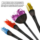 Base Maquillaje Professional Set de Brochas - RFAIKA 32 Piezas Pinceles de Maquillaje Suaves Belleza Maquillaje - Sombras de Ojos Set de Brochas Cosmético Fundación Ojo Cara Sonrojo Cepillos Polvos Maquillaje (negro)