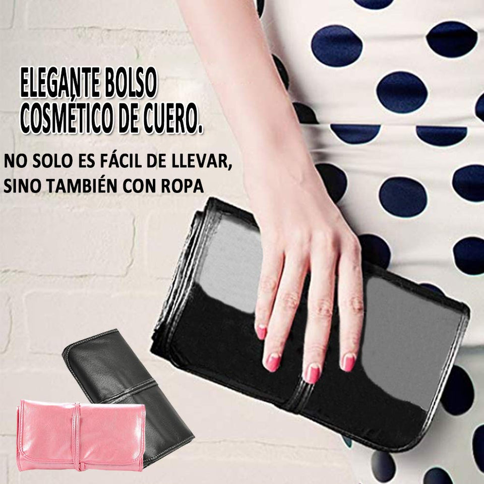 Base Maquillaje Professional Set de Brochas - RFAIKA 32 Piezas Pinceles de Maquillaje Suaves Belleza Maquillaje - Sombras de Ojos Set de Brochas Cosmético Fundación Ojo Cara Sonrojo Cepillos Polvos Maquillaje (negro)