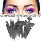 Base Maquillaje Professional Set de Brochas - RFAIKA 32 Piezas Pinceles de Maquillaje Suaves Belleza Maquillaje - Sombras de Ojos Set de Brochas Cosmético Fundación Ojo Cara Sonrojo Cepillos Polvos Maquillaje (negro)
