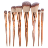 Set de pinceles de maquillaje, Fundación profesional blush 8Pcs/Set Pinceles de maquillaje Foundation Eyeshadow Blush Kit de herramientas cosméticas de mezcla de labios(#2)