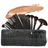 Base Maquillaje Professional Set de Brochas - RFAIKA 32 Piezas Pinceles de Maquillaje Suaves Belleza Maquillaje - Sombras de Ojos Set de Brochas Cosmético Fundación Ojo Cara Sonrojo Cepillos Polvos Maquillaje (negro)
