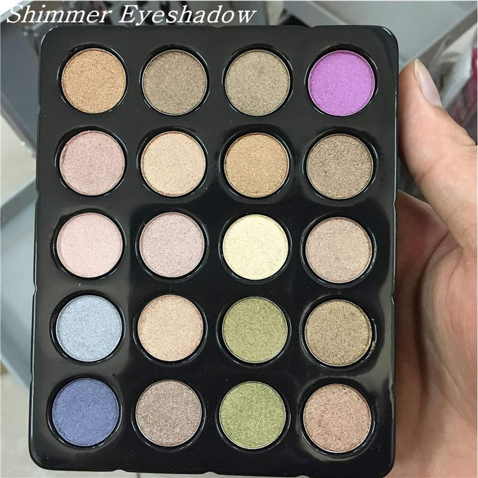 JWR Estuche de cosméticos Kit de Maquillaje Sombra de Ojos Rubor Espejo Corrector Lápiz Labial Estuche Maletas,Gold