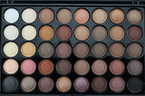 Hennta ¡Nuevo Cosmetic Matte Eyeshadow Cream Paleta de Maquillaje Shimmer Set 40 Color + Brush Set